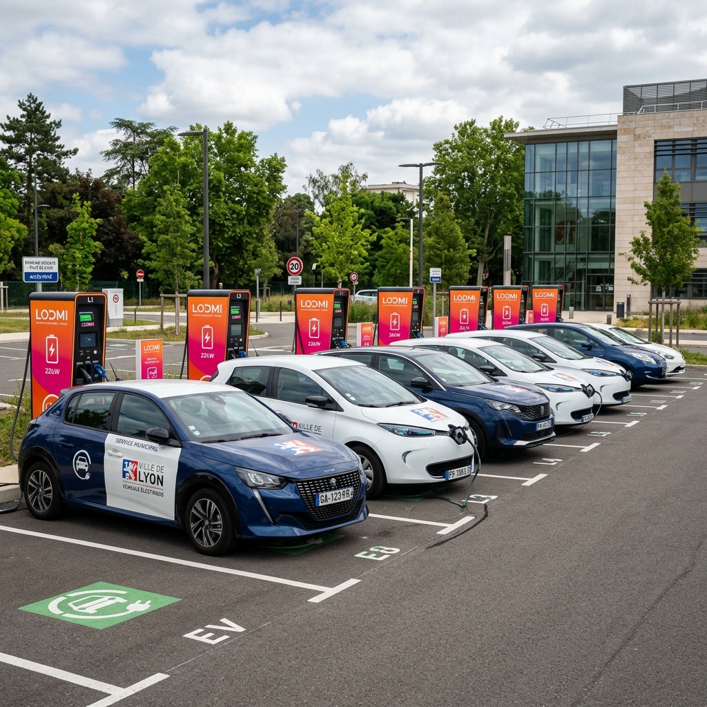 Recharge et supervision d'une flotte municipale